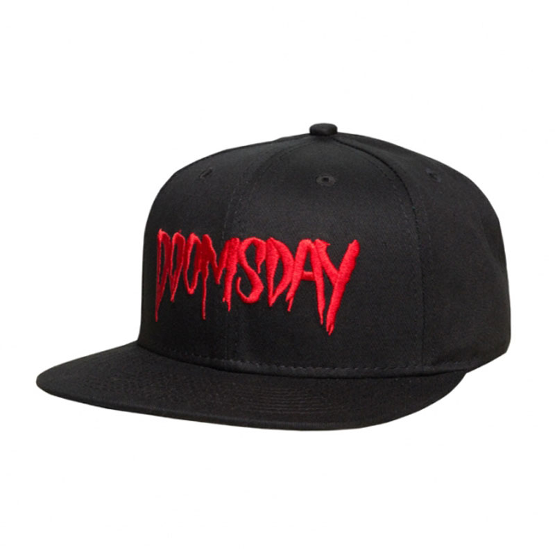 Cappellino Doomsday Logo Snapback Black Red
