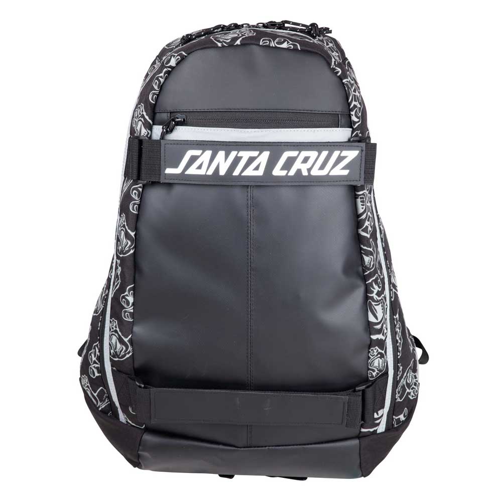 Zaino Santa Cruz Bag Dispatch Skatepack Black Hands All Over