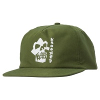 krooked_skull_n_teeth_snapabck_olive_1