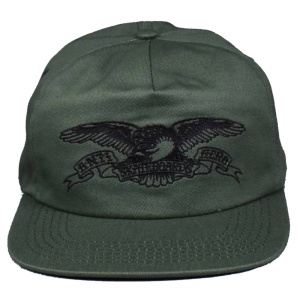 antihero_skateboards_basic_eagle_emb_snapback_cap_green_2