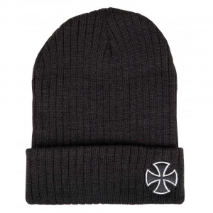 independent_beanie_cross_ribbed_black