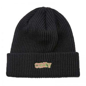 obey_ripped_beanie_black_1