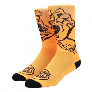 santa_cruz_sock_screaming_hand_fluo_orange_1