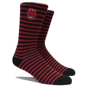spitfire_socks_bighead_fill_emb_stripe_black_dark_red_3