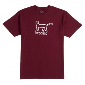 t_shirt_krooked_big_kat_burgunty_white_1