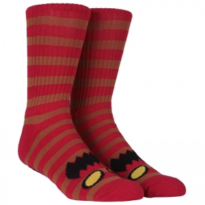 toy_machine_socks_monster_stripe_brown_red_1