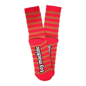 toy_machine_socks_monster_stripe_brown_red_3