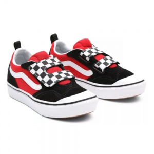 vans_kids_new_skool_v_comfycush_checkerboard_black_red_3