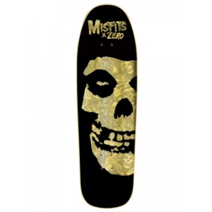 zero_skateboards_misfits_fiend_skull_collage_gold_foil_shaped_9_25_1