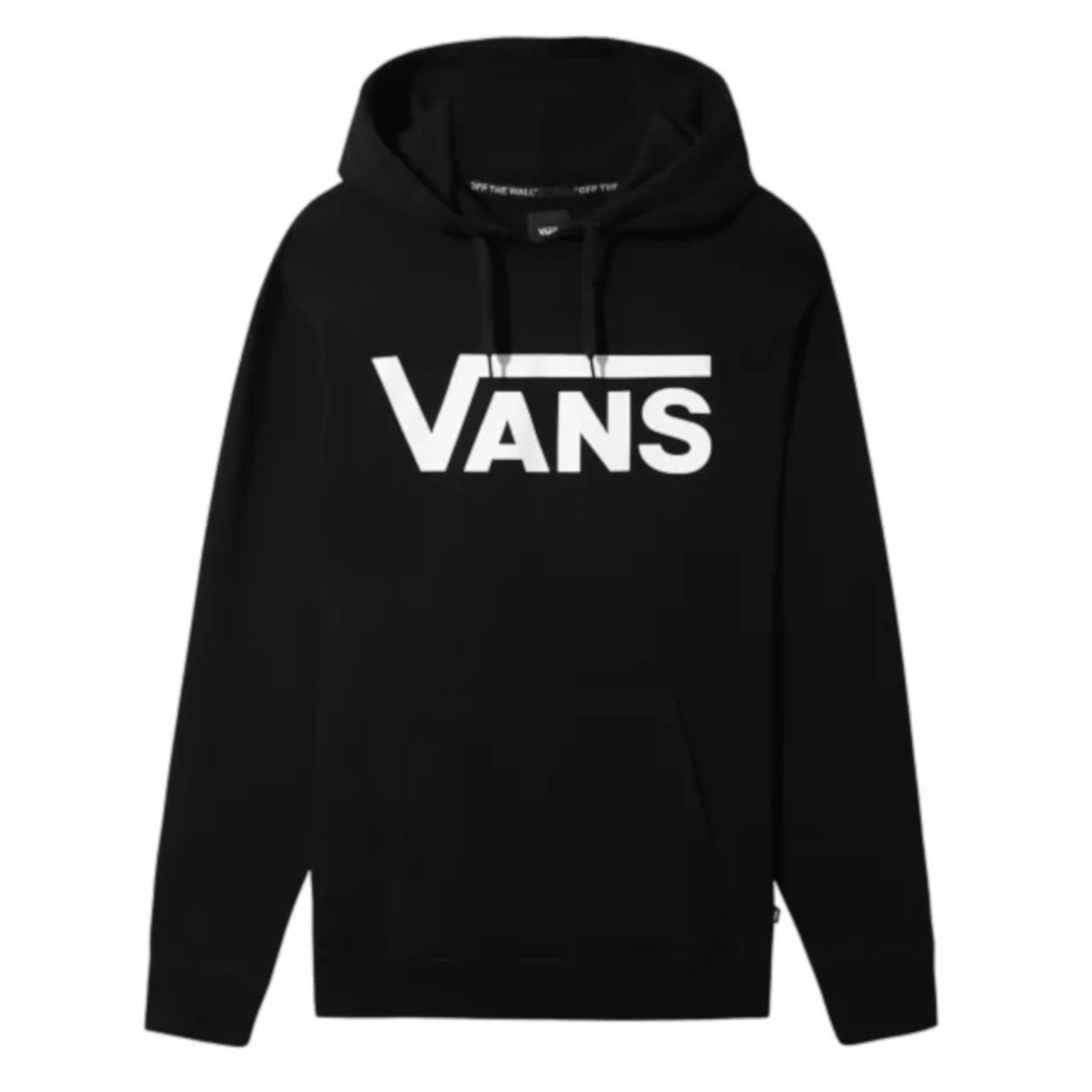 Felpa con Cappuccio Vans Classic Pull Black White